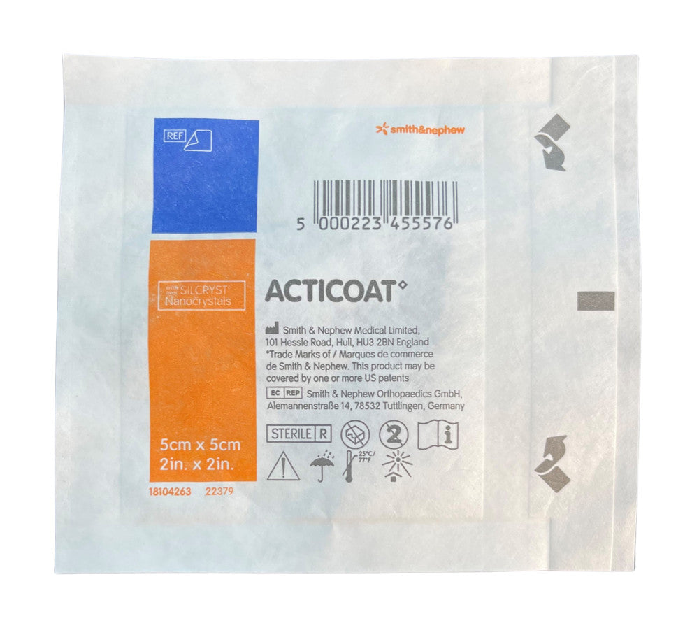 Smith & Nephew Acticoat Dressing 3 Day 5Cmx5Cm Each