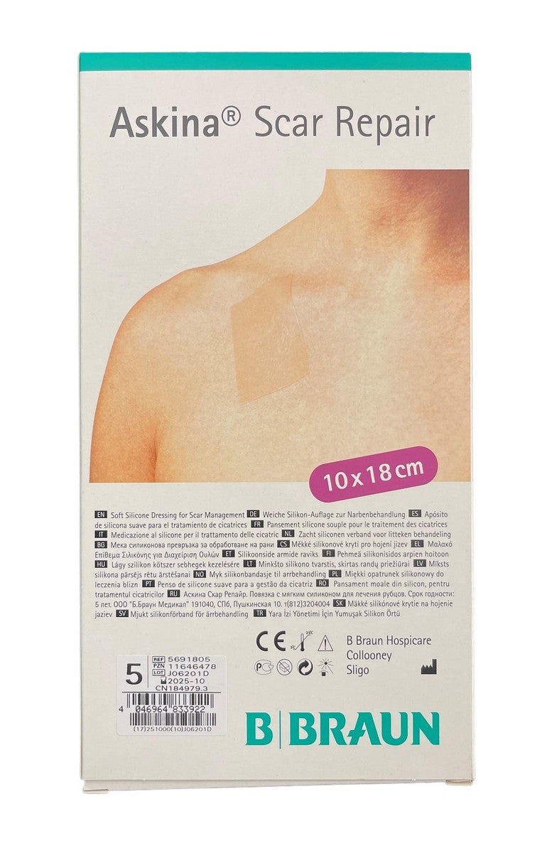 B. Braun Askina Scar Repair Silicone Sheets All Sizes