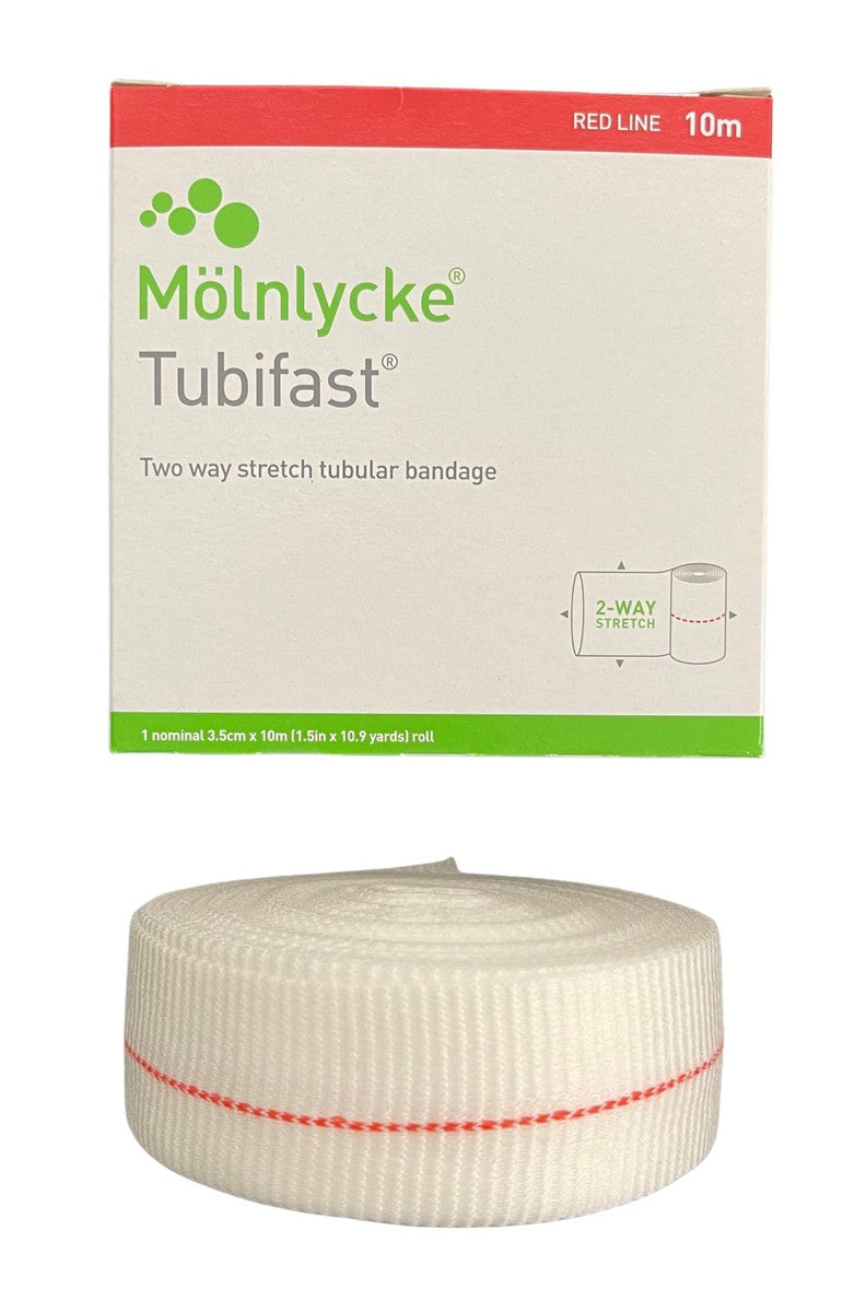 Molnlycke Tubifast 2 Way Stretch Tubular Bandage Roll of 10m