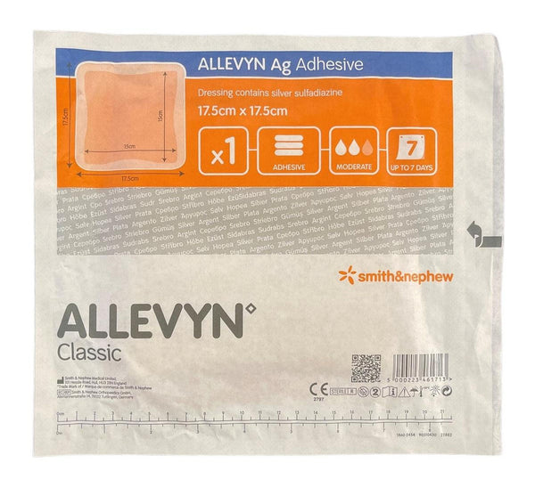 Smith & Nephew Allevyn Ag Adhesive Dressing - All Sizes