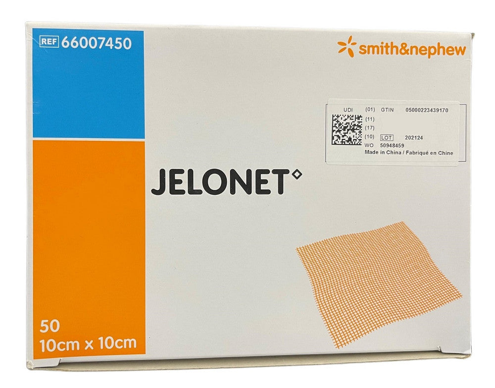 Smith & Nephew Jelonet Non Medicated Paraffin Gauze Dressing 10cmx10cm