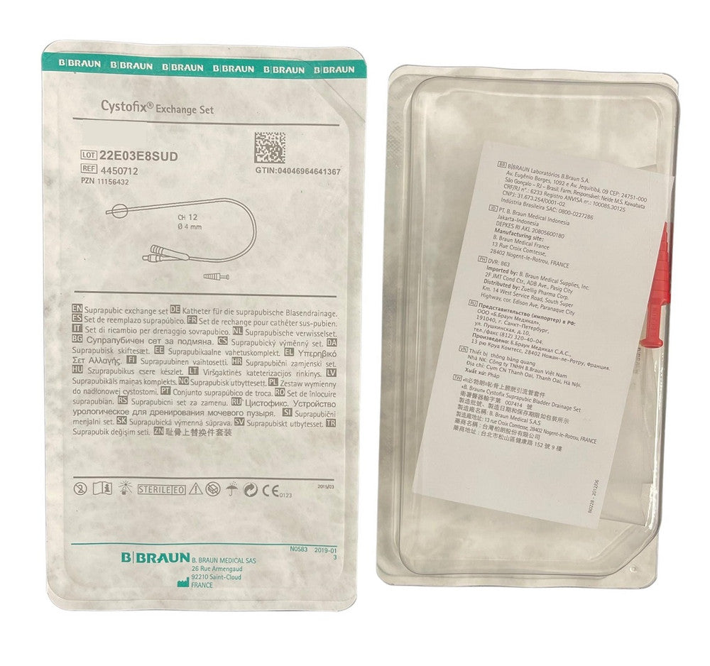 B. Braun Cystofix Suprapubic Catheter Without Guidewire 10ml Unisex 44cm