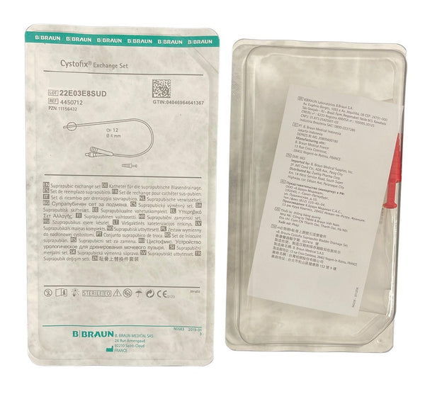 B. Braun Cystofix Suprapubic Catheter Without Guidewire, Box of 5 - All Sizes