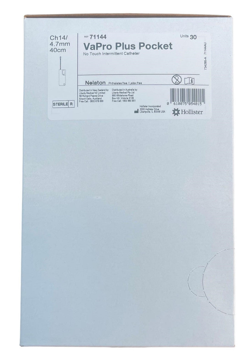 Hollister Vapro Plus Pocket No Touch Intermittent Catheter Male 40cm