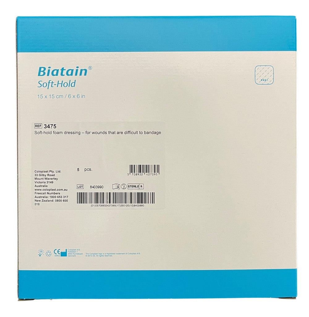 Coloplast Biatain Soft Hold Foam Dressing All Sizes