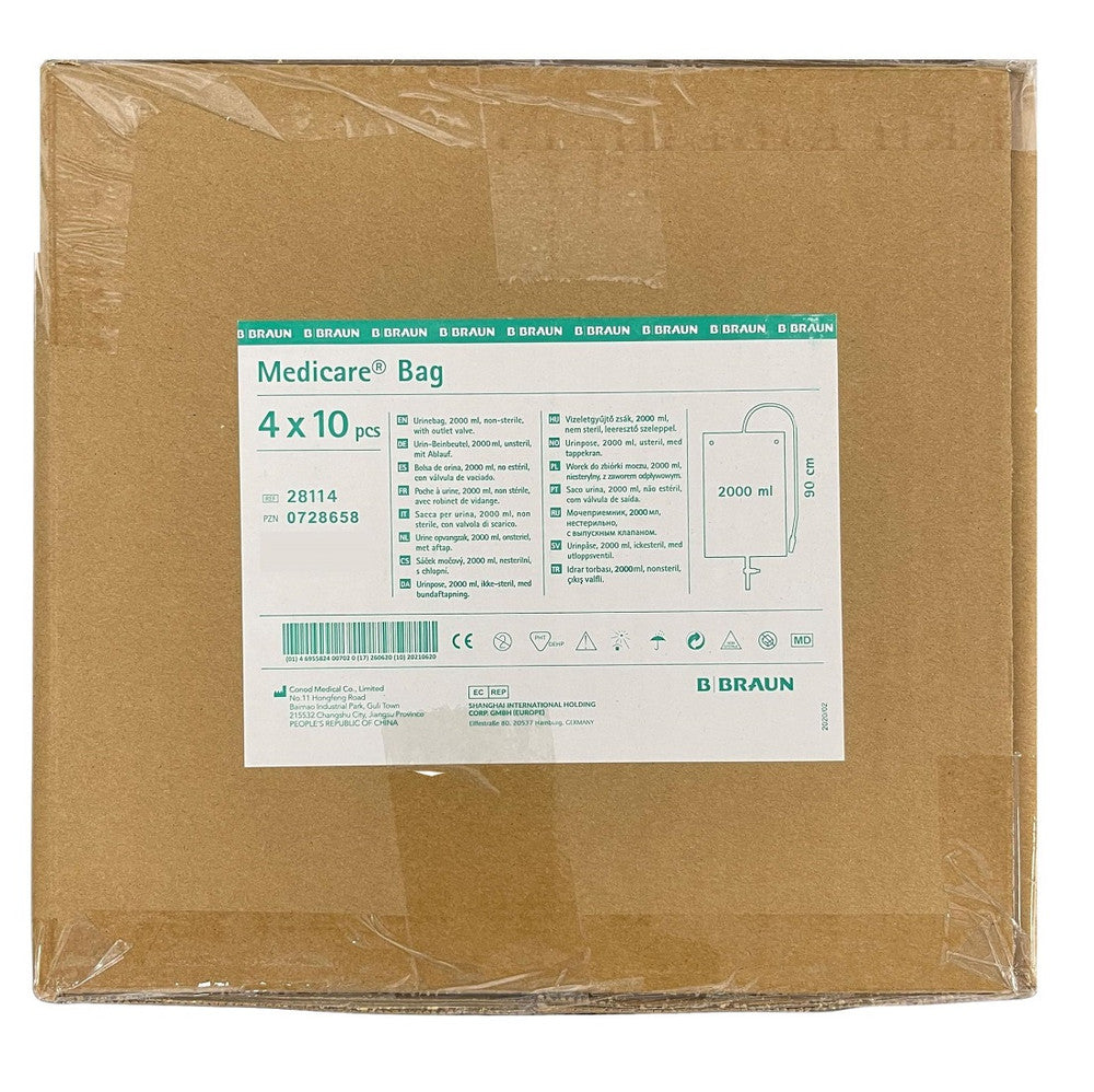 B. Braun Medicare Drainage Bag 2000ml 90cm Tube Non Sterile