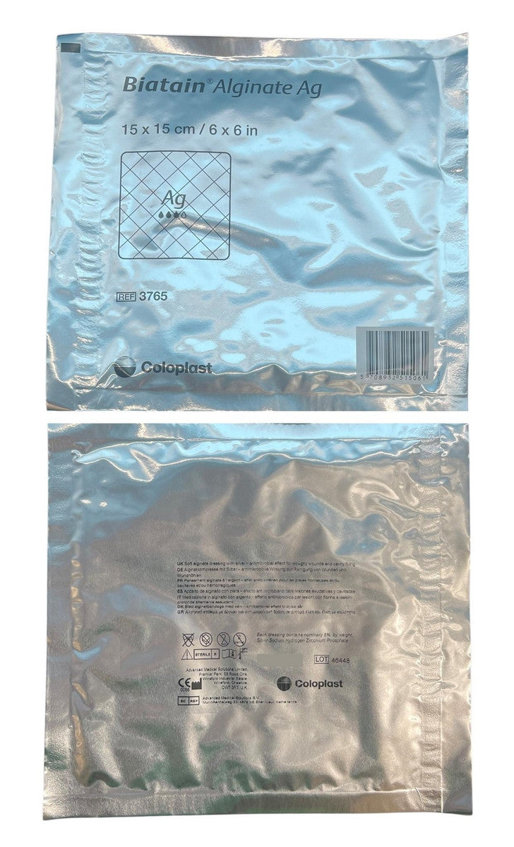 Coloplast Biatain Alginate Ag Dressing All Sizes