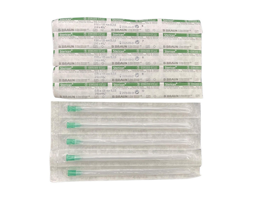 B. Braun Sterican Disposable Needle 21G x 4 3/4” 120mm