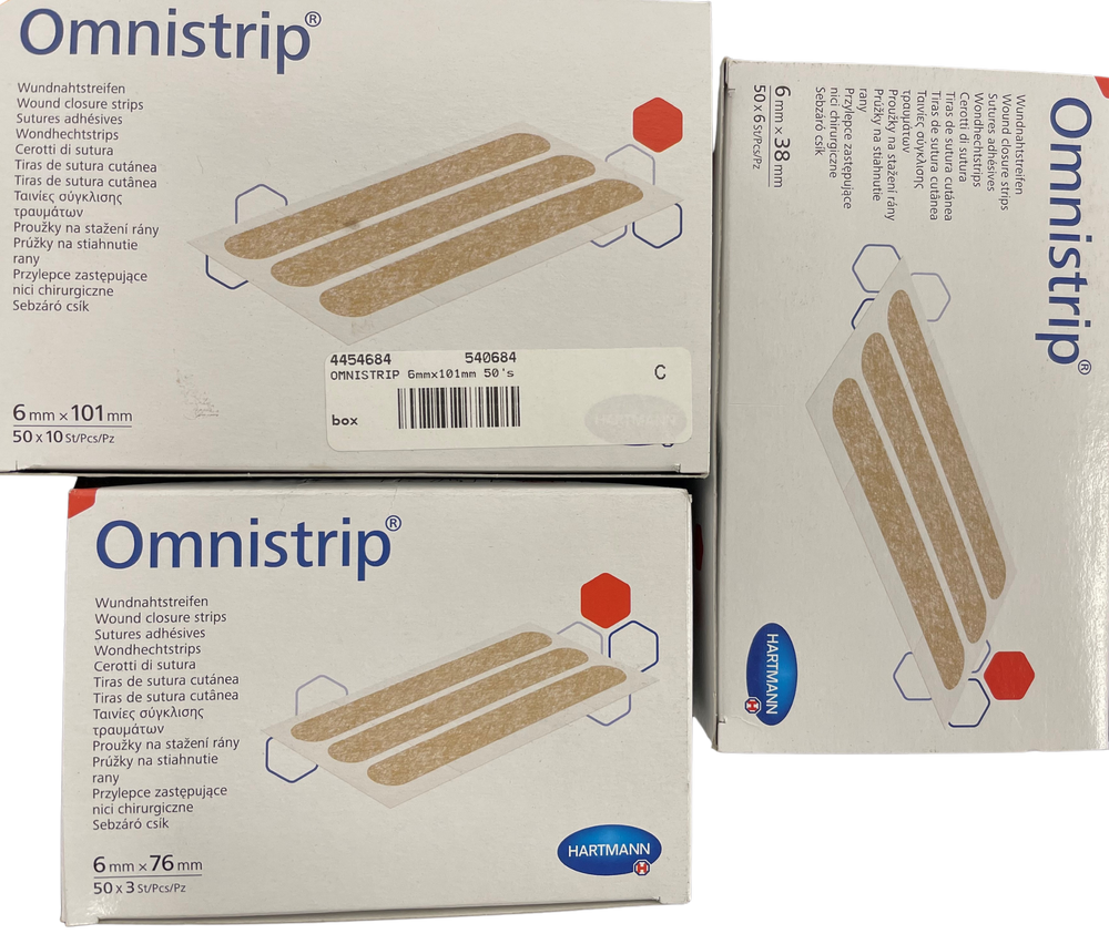 Hartmann Omnistrip Closure Strips Sterile All Sizes