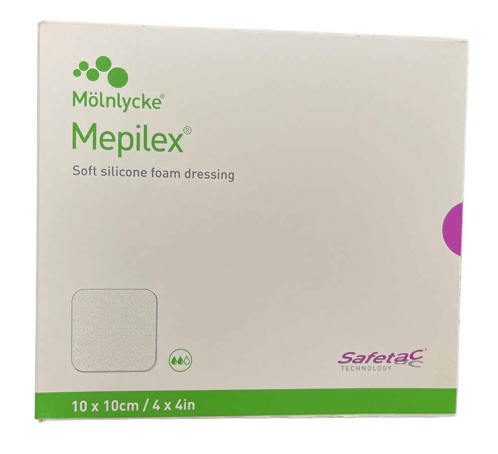 Molnlycke Mepilex Silicone Dressing 10Cm X 10Cm Non Adhesive All