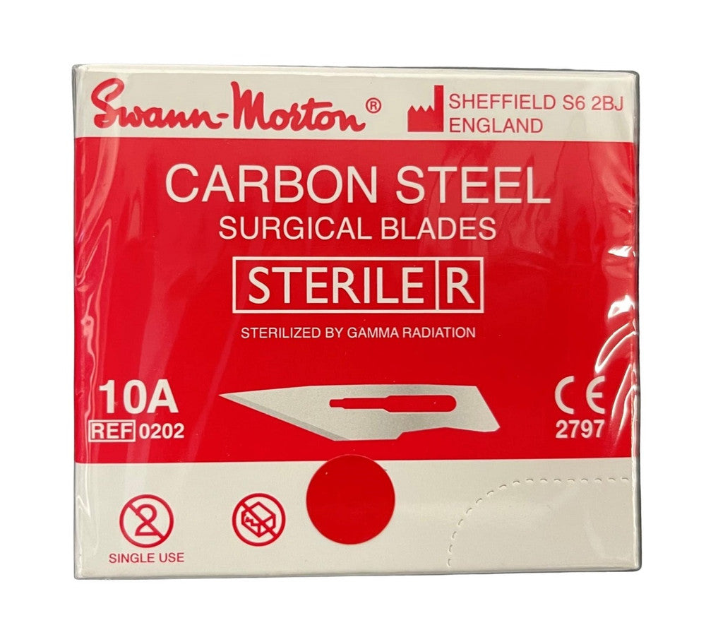 Swann Morton Scalpel Blade Carbon Steel Sterile BOX/100