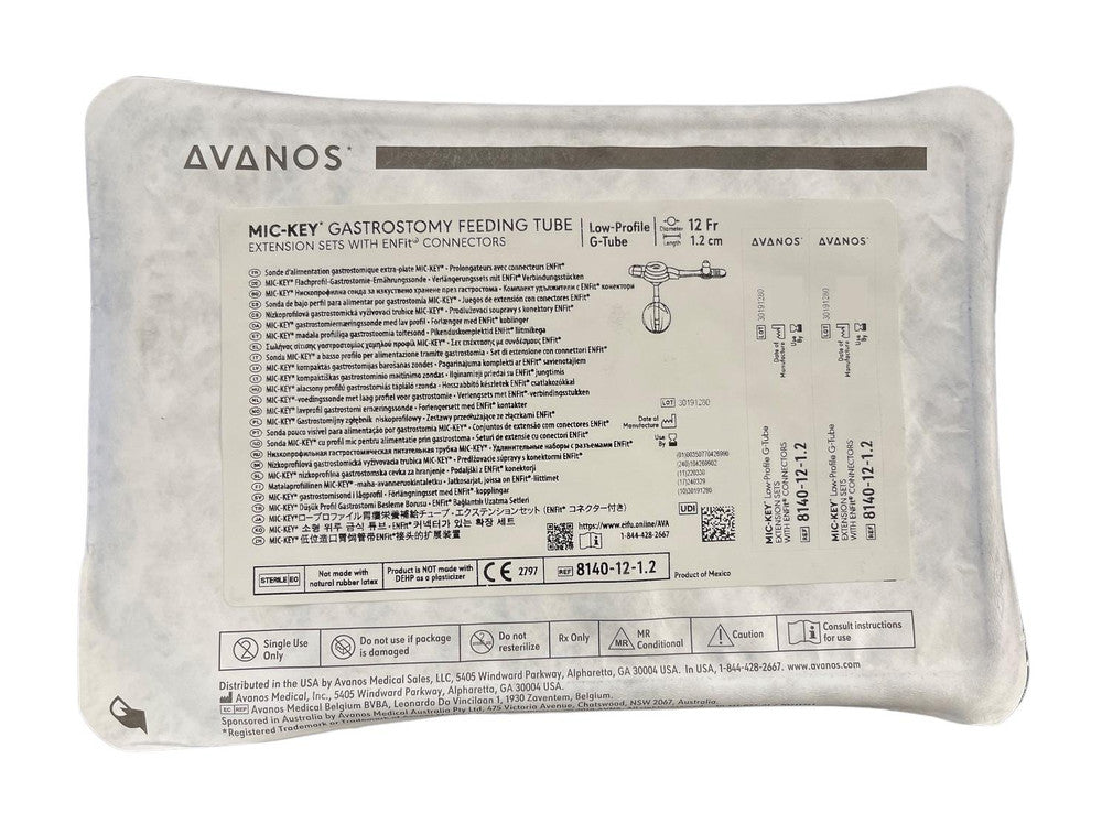 Avanos Mic Key Low Profile Balloon Gastrostomy Feeding Tube Extension