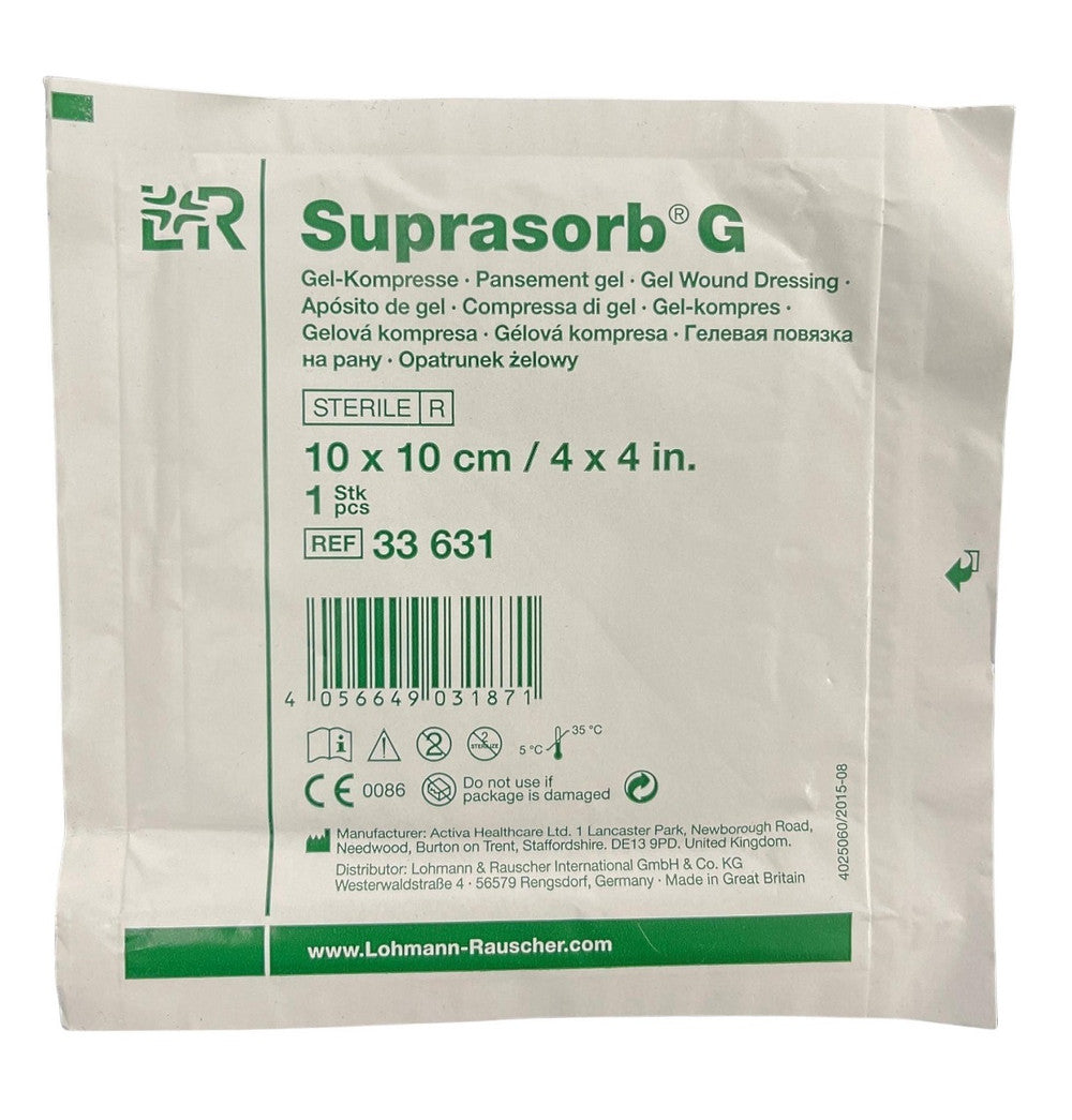 Suprasorb G Gel Dressing 10cm x 10cm (33631)