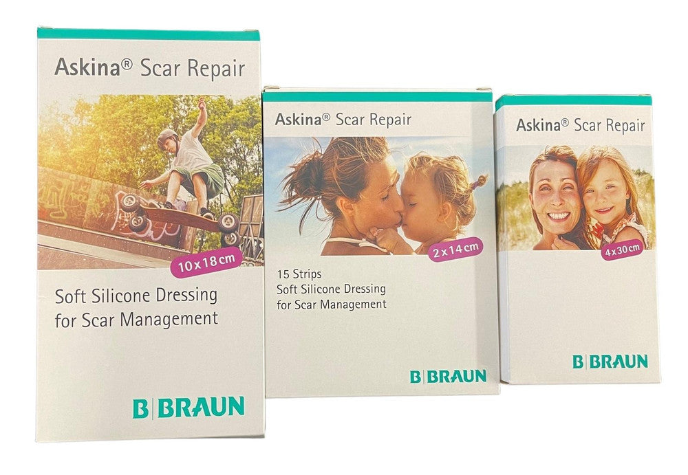 B. Braun Askina Scar Repair Silicone Sheets All Sizes