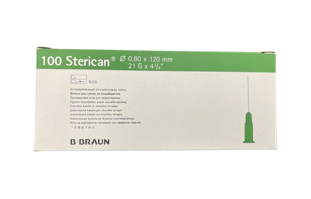 B. Braun Sterican Disposable Needle 21G x 4 3/4” 120mm