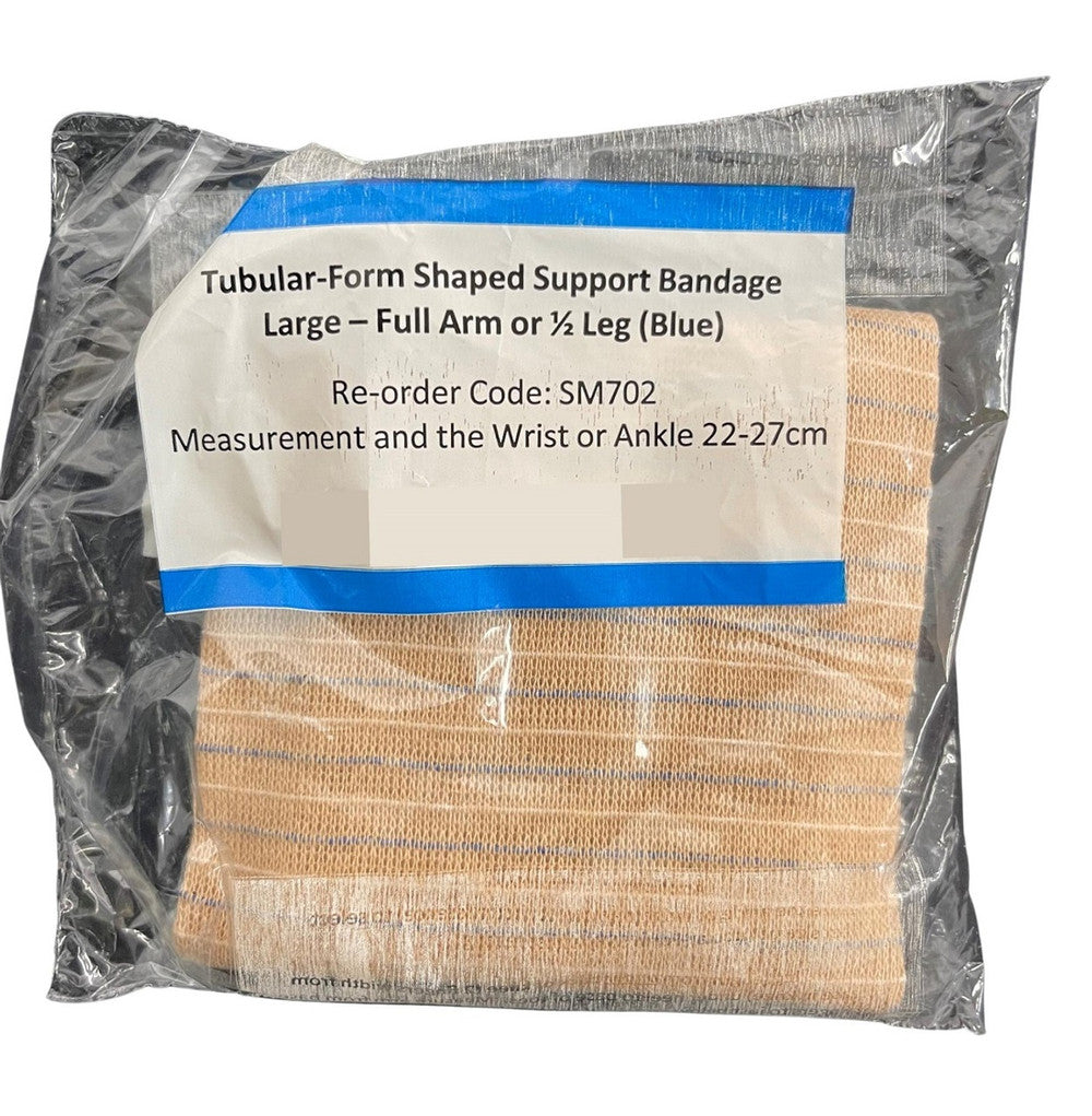 Tubular Form SSB (Shaped Support Bandage) Short (Half Leg - Full Arm), Latex Free - All Sizes