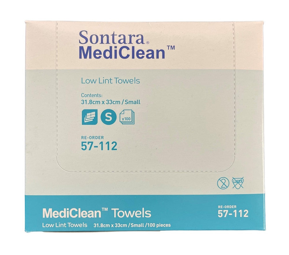 Sontara Mediclean Hand Towel 35cm X 60cm Large 57 113