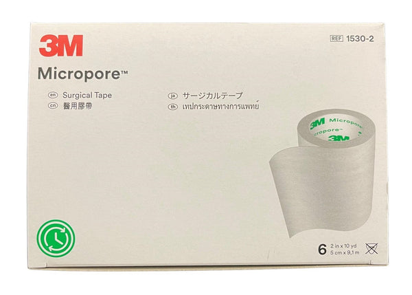 3M Micropore Surgical Tape 50mm x 9.1m White (1530-2)