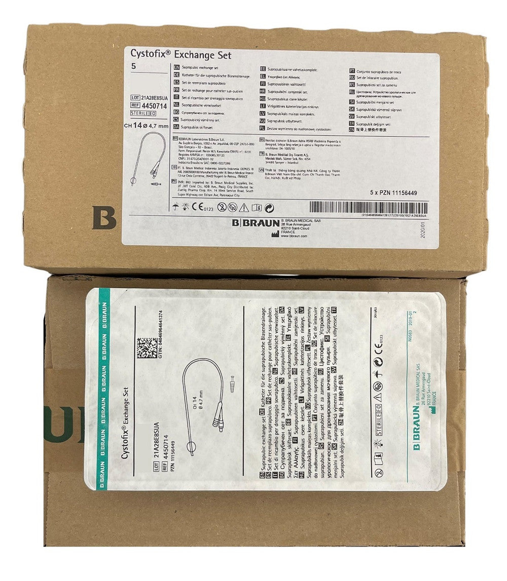 B. Braun Cystofix Suprapubic Catheter Without Guidewire 10ml Unisex 44cm