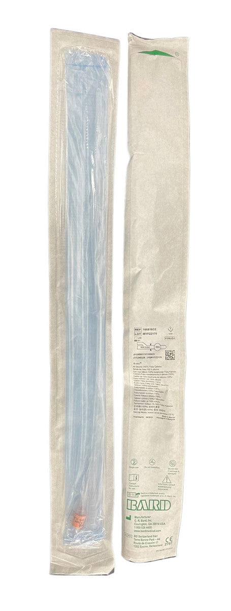 Bardex Catheter 16G 30Cc Foley 2 Way Round Silicone 43Cm