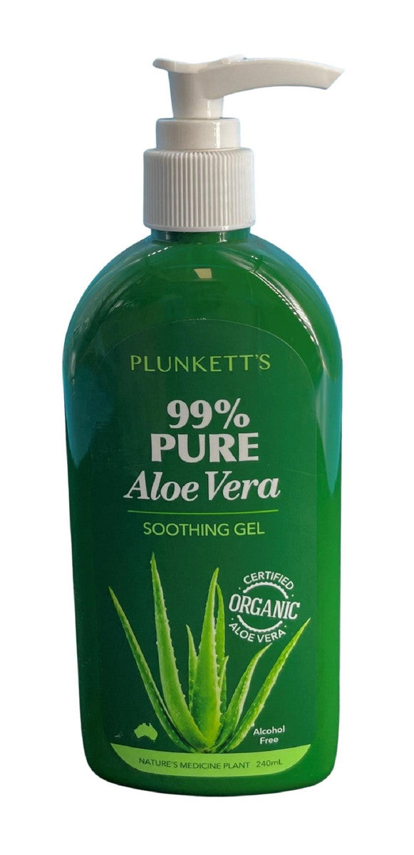 Plunketts 99% Pure Aloe Vera Soothing Gel 240mL Each