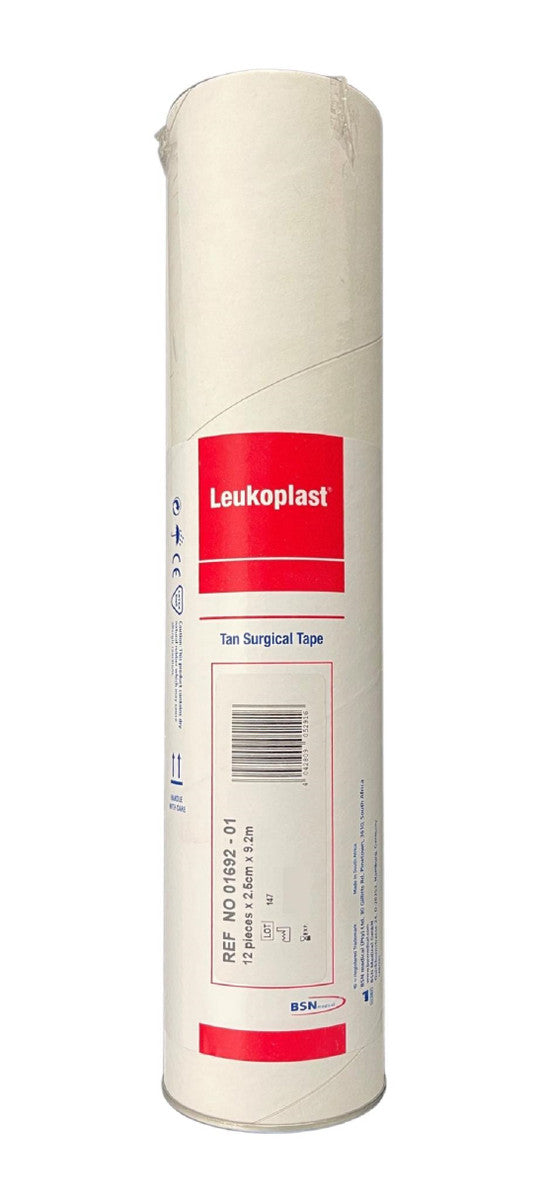 BSN Leukoplast Tape 2.5cm x 9.2mtr Surgical Tan (01692-01)