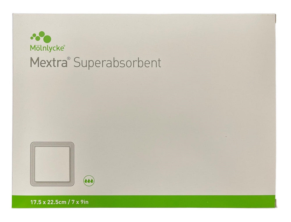 Mextra Molnlycke Mextra Superabsorbent Dressing All Sizes | Medisa