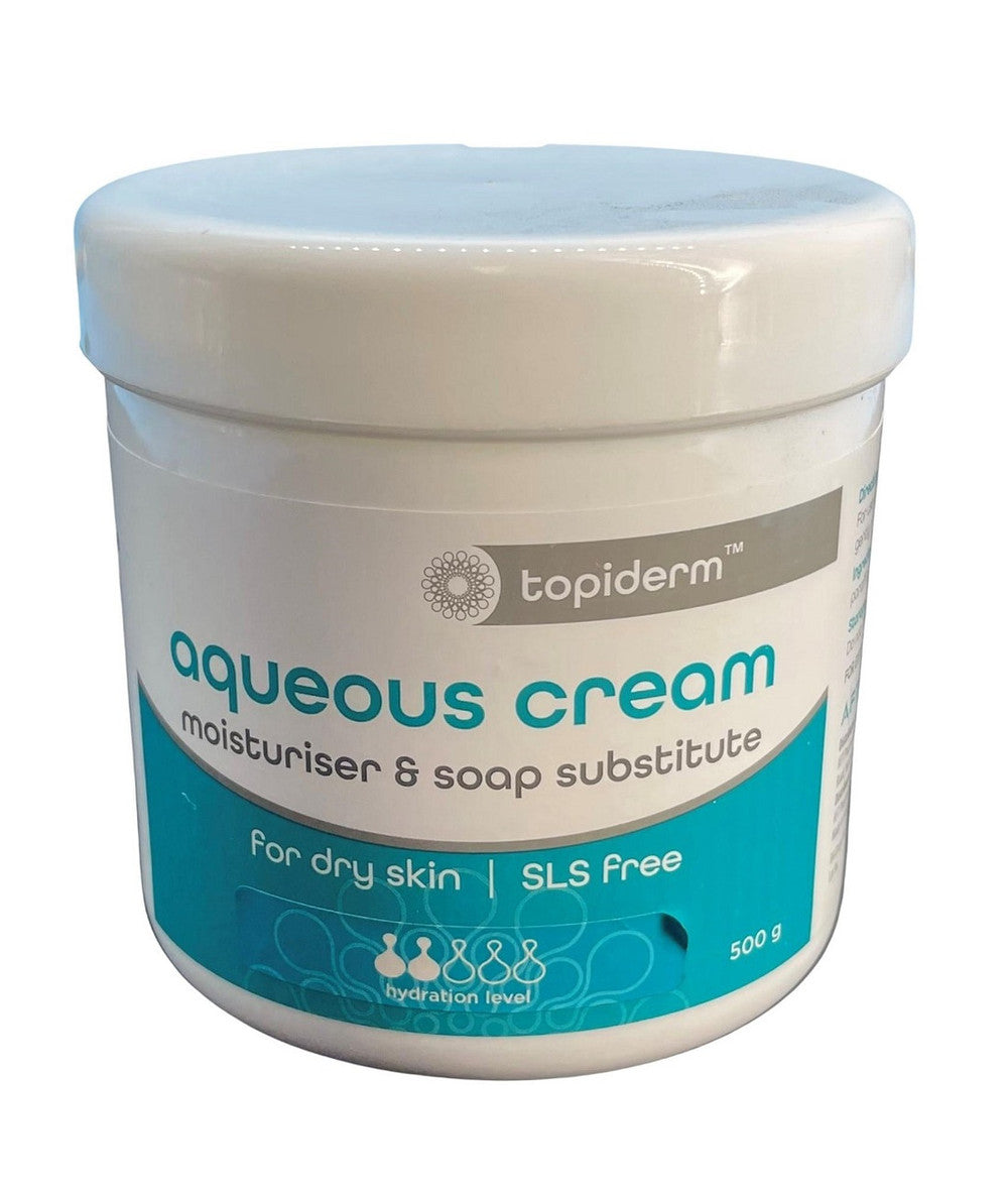 Topiderm Aqueous Cream SLS Free 500G Jar