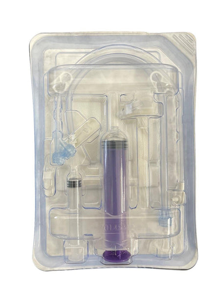 Avanos Mic-Key 12Fr 3.5cm Low-Profile Balloon Button Gastrostomy Feeding Tube Extension Set With Enfit Connectors, Box of 1 (8140-12-3.5)