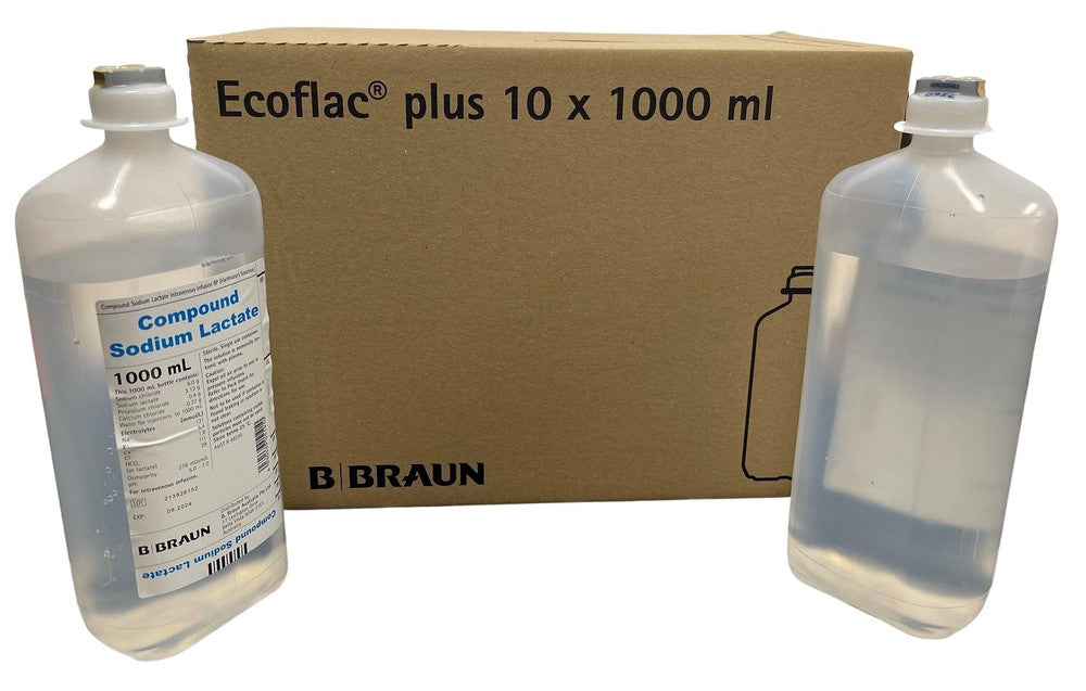 B. Braun Ecoflac Compound Sodium Lactate IV BP EP 1000ml