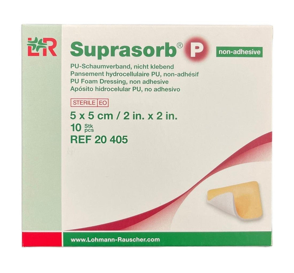 Suprasorb P Foam 5cmx5cm Non Adhesive (20405)