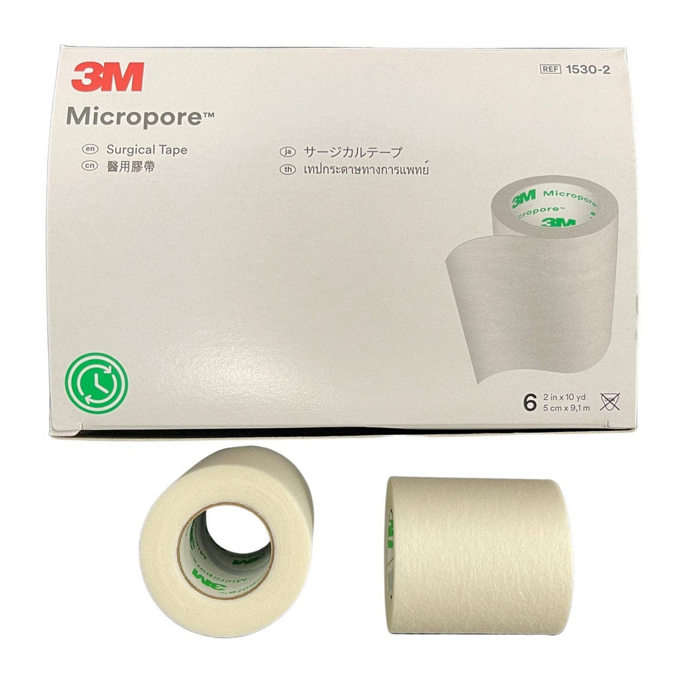 3M Micropore Surgical Tape 50mm x 9.1mtr White 1530 2