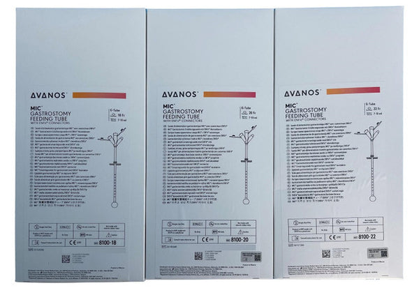 Avanos MIC Gastrostomy Feeding Tube With Enfit Connector - All Types