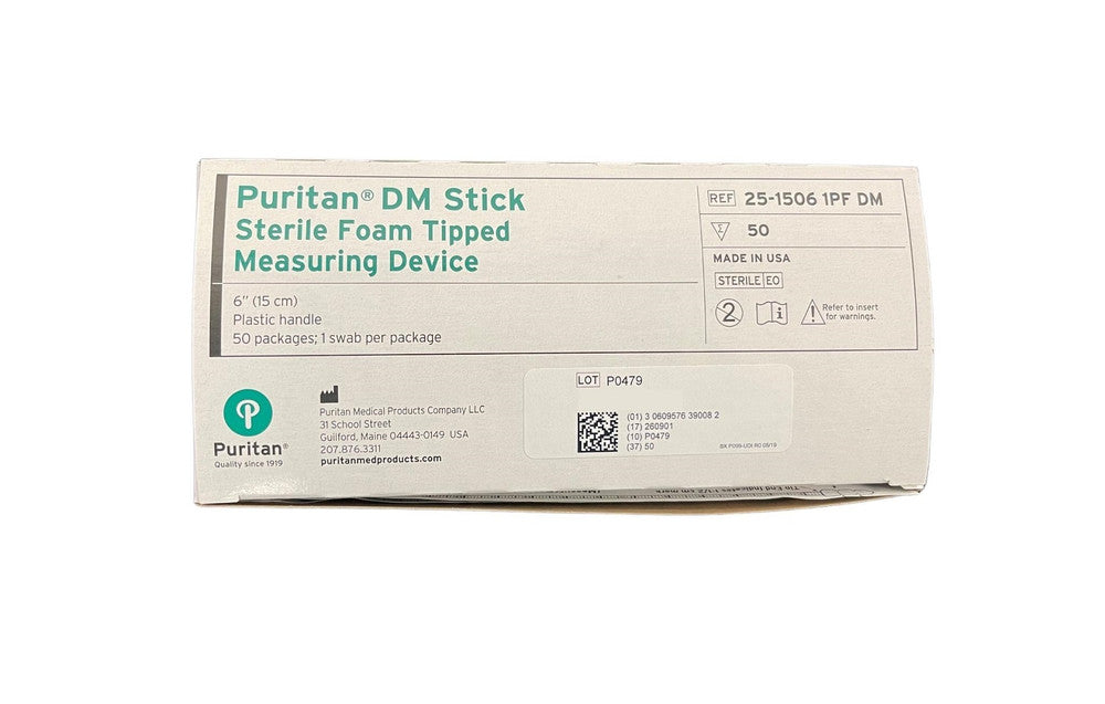 Puritan DM Stick Wound Depth Stick Sterile 6" 2515061PFDM Pack