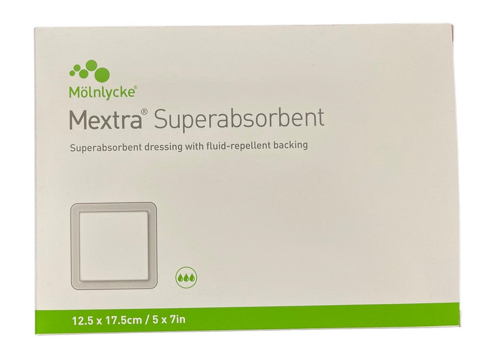 Mextra Molnlycke Mextra Superabsorbent Dressing All Sizes | Medisa