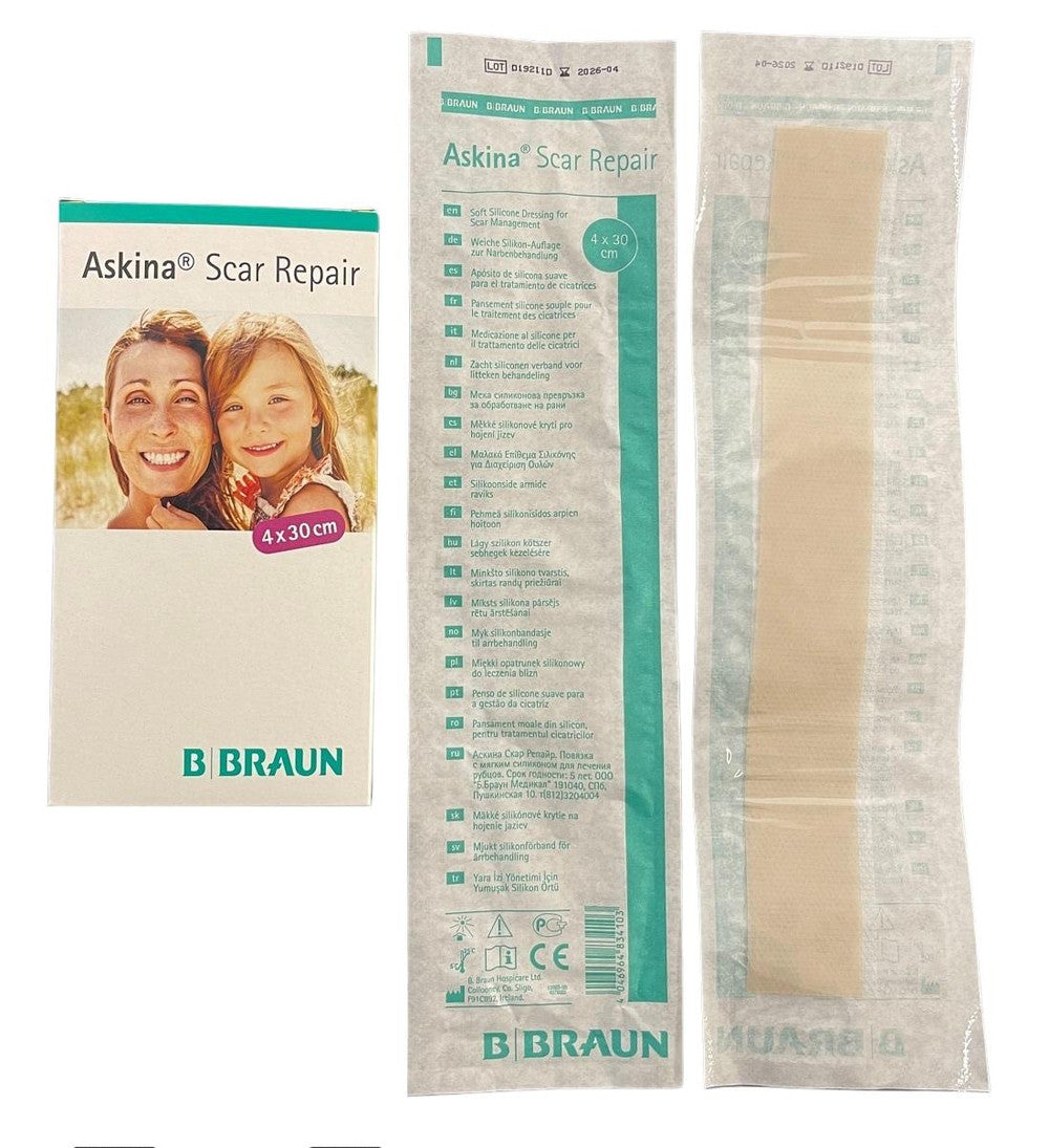 B. Braun Askina Scar Repair Silicone Sheets All Sizes