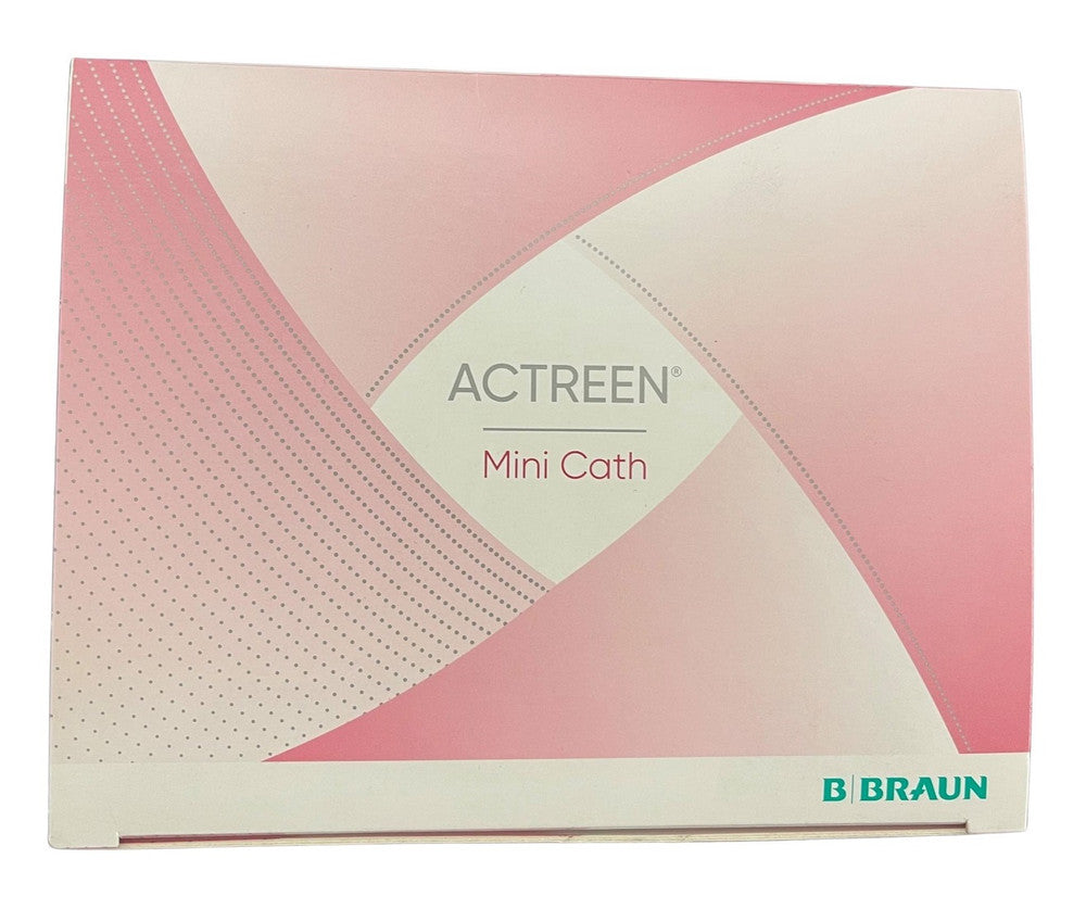 B. Braun Actreen Mini Catheter 14CH Female 9cm 228014AU Box