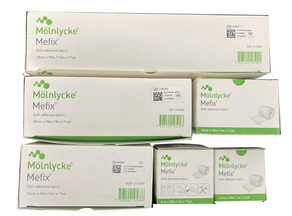 Molnlycke Mefix Self-Adhesive Fabric Fixation Tape, Each - All Sizes