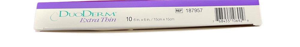 ConvaTec Duoderm Dressing 15Cmx15Cm Extra Thin 187957 Box of 10