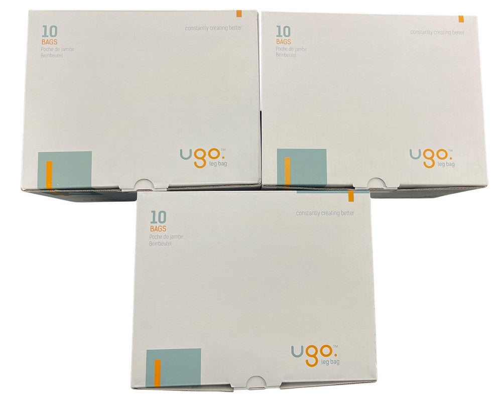 Ugo Community Leg Bag Soft Fabric Backing Box of 10