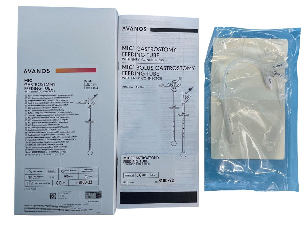 Avanos MIC Balloon Gastrostomy Feeding Tube With Enfit Medisa Avanos MIC Balloon Gastrostomy Feeding Tube With Enfit Medisa