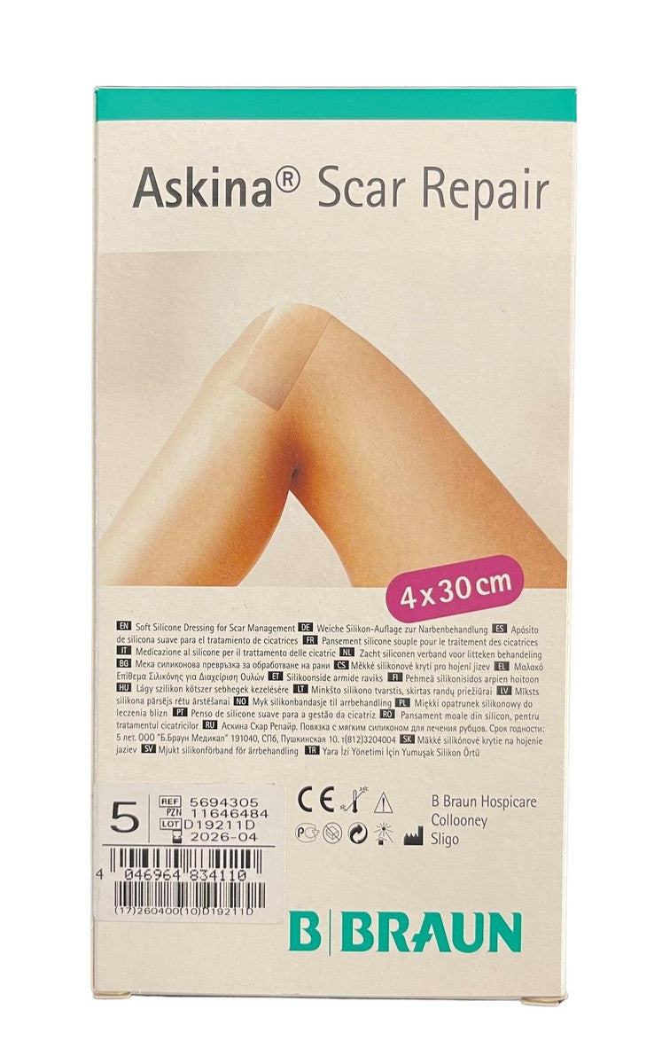 B. Braun Askina Scar Repair Silicone Sheets All Sizes