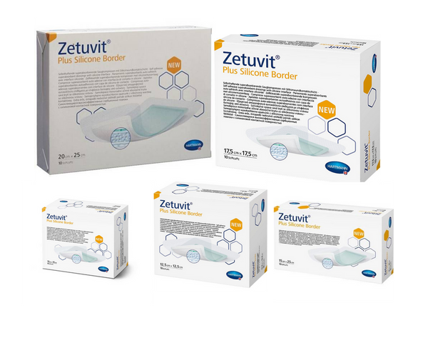 Hartmann Zetuvit Plus Silicone Border Dressing - All Sizes