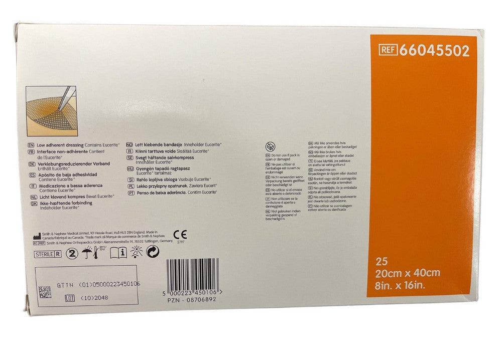 Smith & Nephew Cuticerin Dressing 20cmx40cm Non Adhesive (66045502)