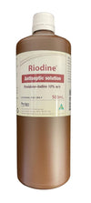 Riodine Povidone Iodine 10% Antiseptic Solution Hospital Grade