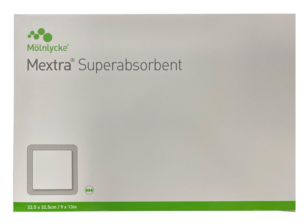 Mextra Molnlycke Mextra Superabsorbent Dressing All Sizes | Medisa