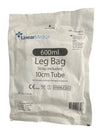 Leg Bag Linear Medical 600Ml Sterile Latex Free 10Cm Tube