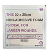 Activheal Non Adhesive Foam 20 X 20cm 10pcs/Box