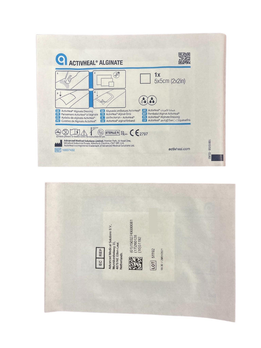 Activheal Alginate 5 X 5cm 10pcs/Box