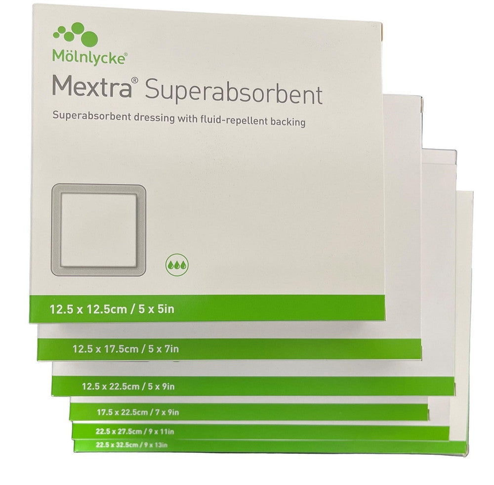 Mextra Molnlycke Mextra Superabsorbent Dressing All Sizes | Medisa